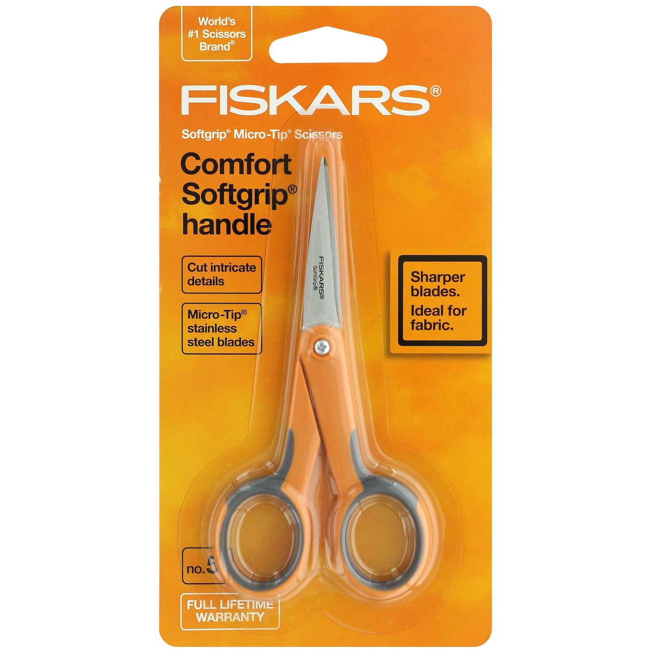 Fiskars® 5 Micro Tip Softgrip Craft Scissors